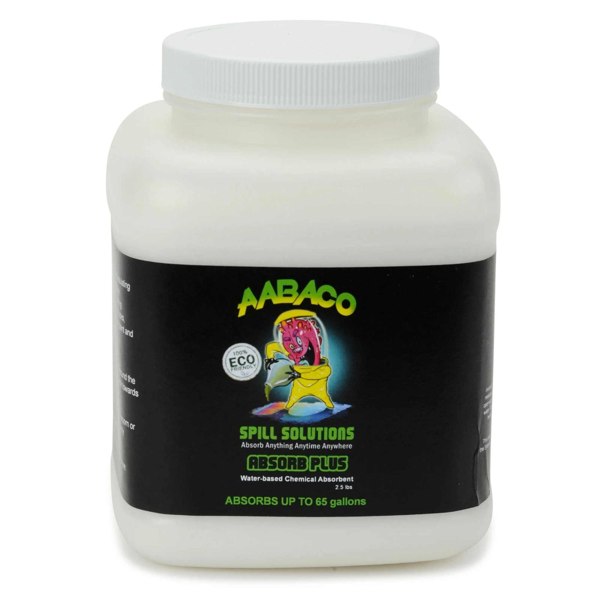 AABACO ABSORB PLUS 2.5lbs– Encapsulating Powder for Water-Based Chemicals, Absorbs Up to 65 Gallons